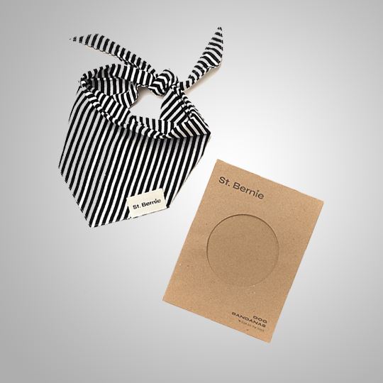 Kraft Dog Bandana Packaging