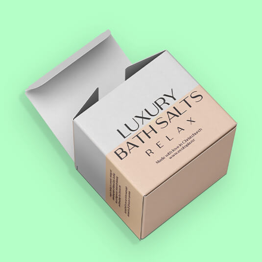 custom bath salt boxes for luxury packaging