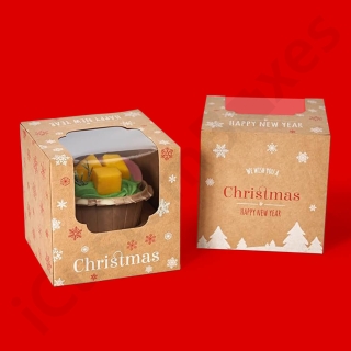 Christmas Cupcake Boxes