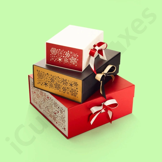 custom Christmas gift boxes with Logo