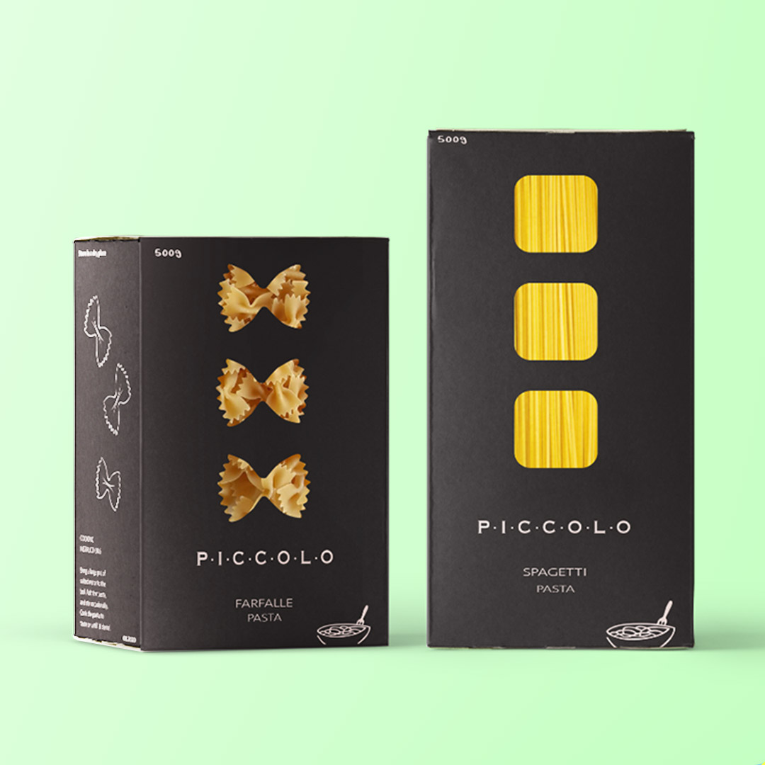 custom pasta packaging boxes with logo