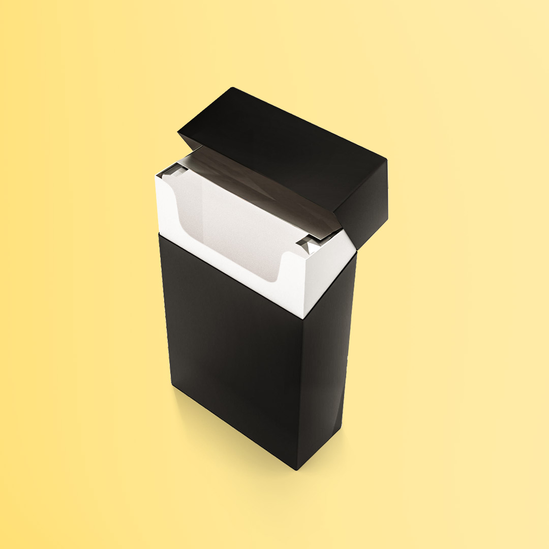 cigarette box empty Blank Cigarette Boxes