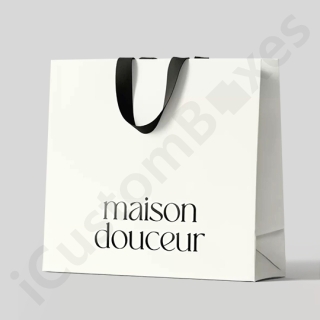 Custom White Paper Bags