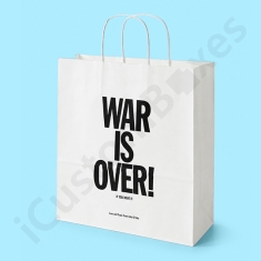 Custom White Paper Bags