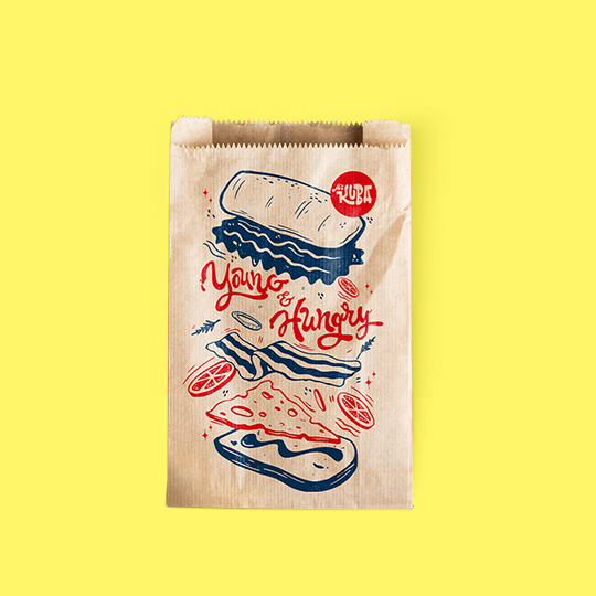 custom printed wax paper bags