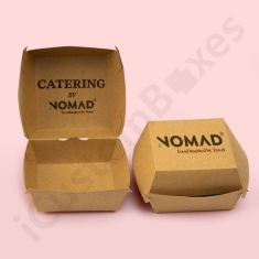 Brown Kraft Burger Boxes