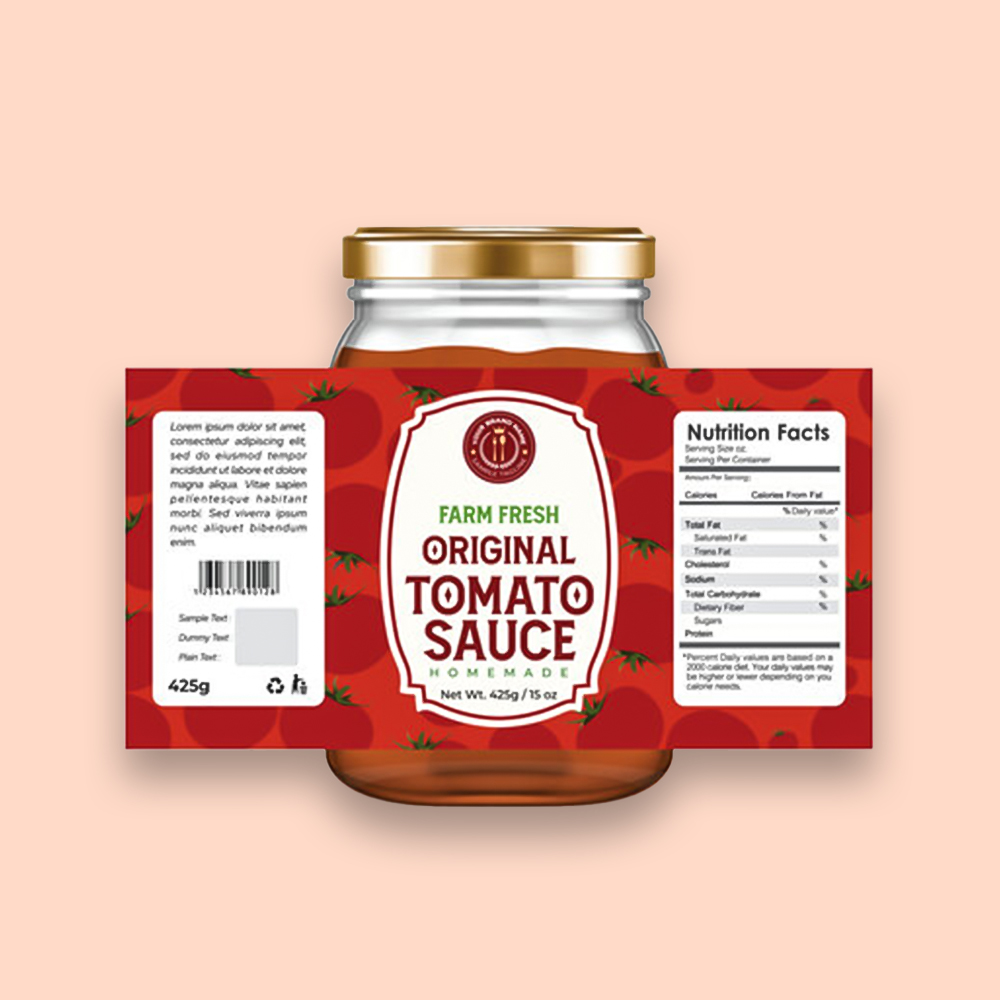 custom food labels