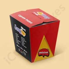 printed noodle boxes