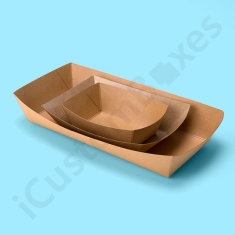 kraft paper food trays