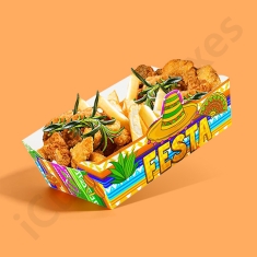 printed paper food trays