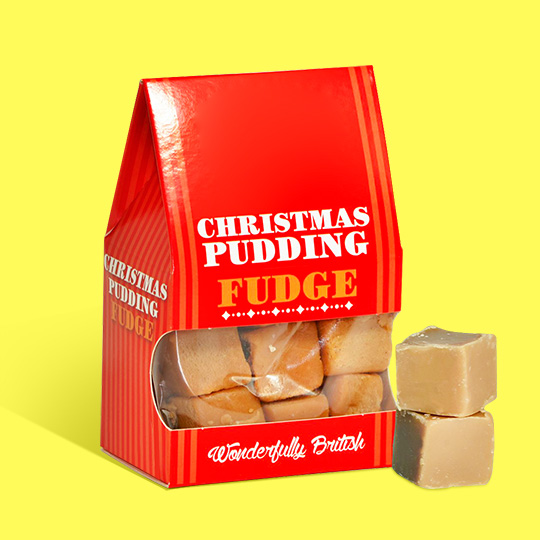 fudge packaging boxes with window