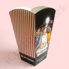 full color printed popcorn boxes