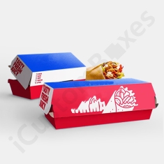 cardboard shawarma packaging