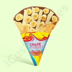 printed crepe cone packaging