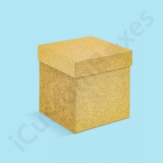 gold foil glitter boxes
