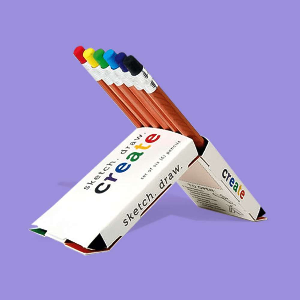 Cardboard Pencil Box with Lock by icustomboxes.com