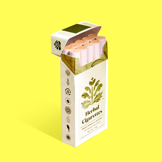 herbal cigarette packaging boxes
