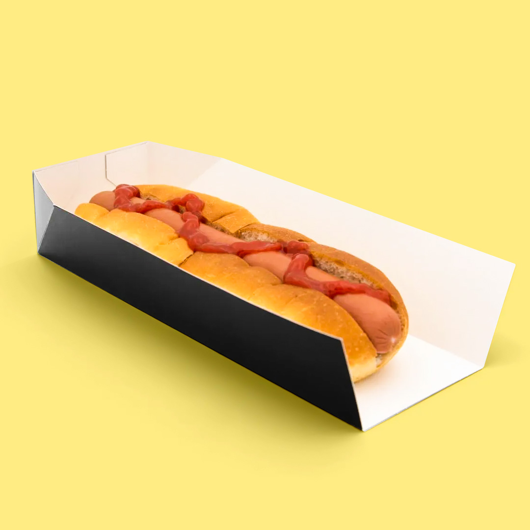 custom hot dog trays - packaging