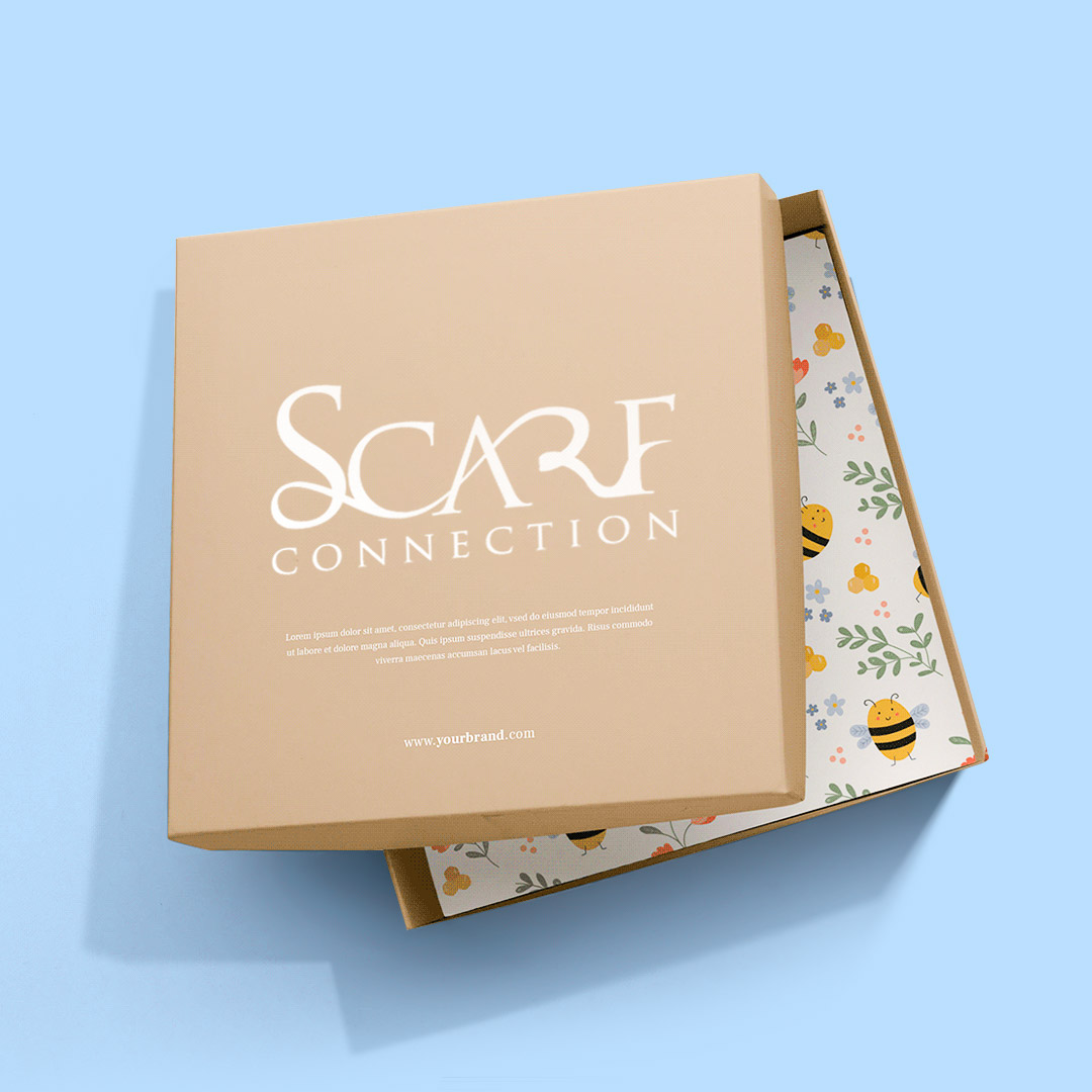 scarf boxes with lids