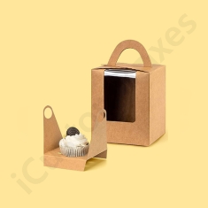 Single Cupcake Box with Window