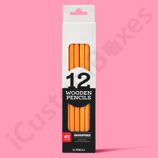 custom cardboard pencil box packaging
