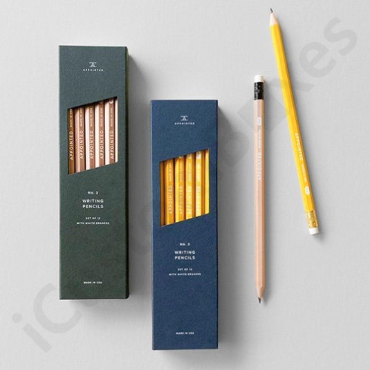 custom cardboard pencil box packaging