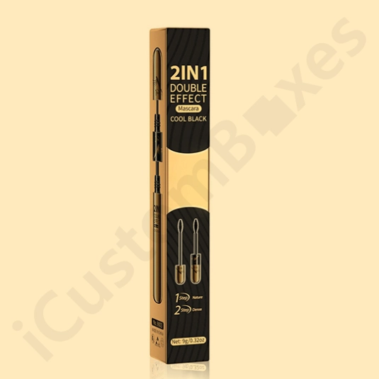 Custom mascara boxes with elegant packaging