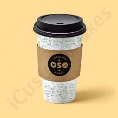 custom logo cup sleeves
