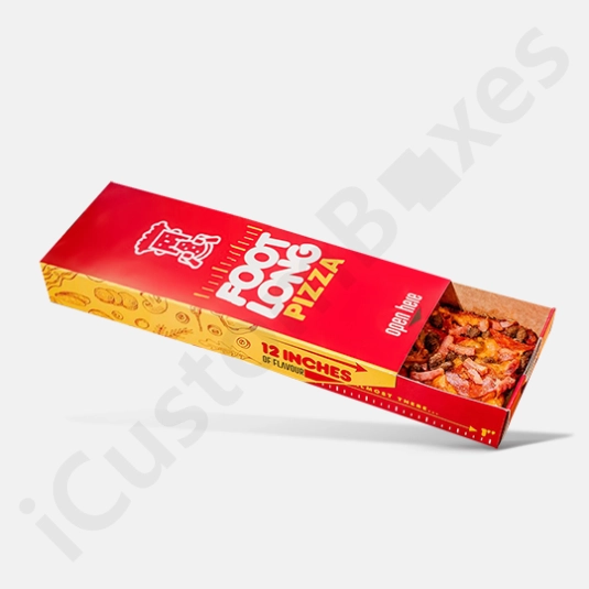 custom footlong pizza boxes
