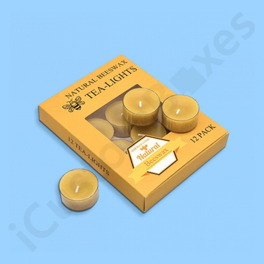 Custom Tea Light Candle Boxes by icustomboxes.com
