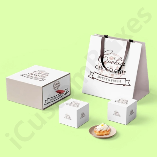 White bakery boxes With Window by icustomboxes.com