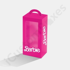 doll packaging boxes in pink color