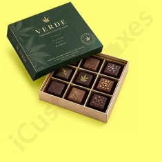Cannabis Chocolate Packaging by iCustomBoxes Canada