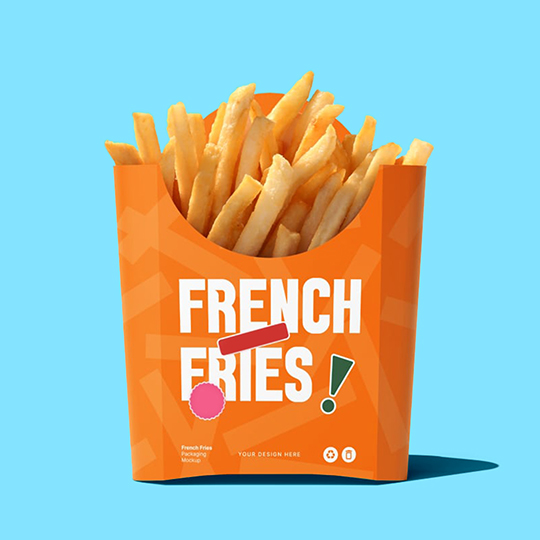 custom french fry boxes