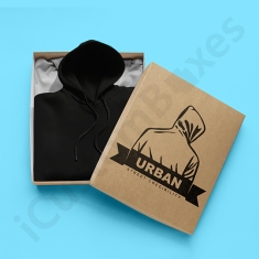 hoodie two piece box packaging