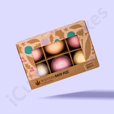 cbd bath bomb box with window
