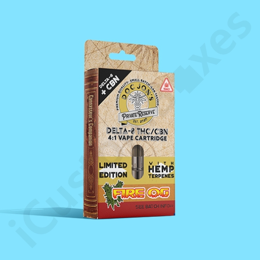 custom delta 8 box packaging