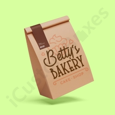 Eco-friendly bakery paper bags for carrying bread, cookies, and pastries safely
