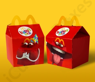 happy meal packaging design