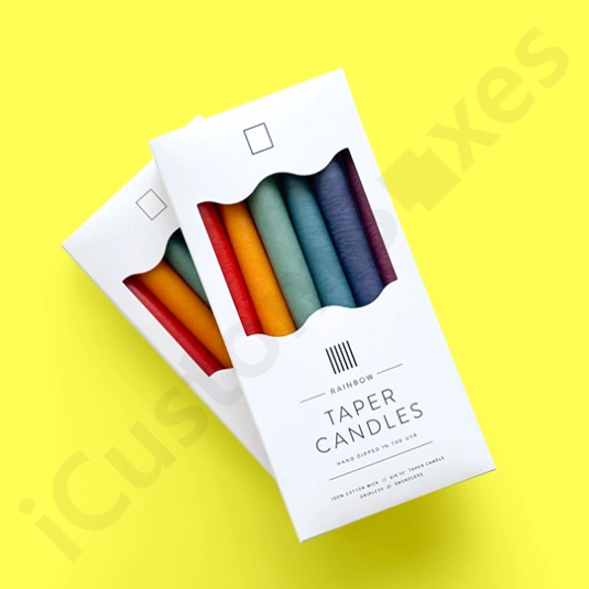 taper candle boxes and luxury packaging