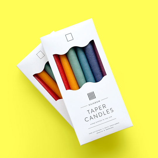 taper candle boxes and luxury packaging