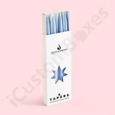 custom taper candle boxes wholesale with logo