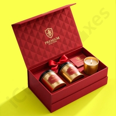 custom christmas candle boxes