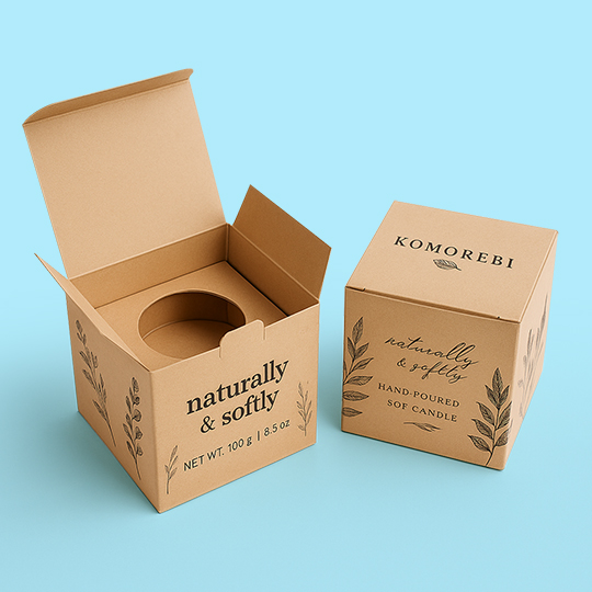 custom candle boxes with inserts packaging