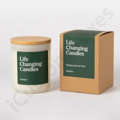 kraft votive candle boxes