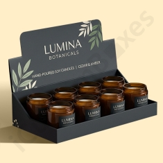 custom candle display boxes - wholesale packaging