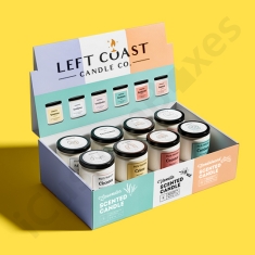 custom candle display boxes with printed logo