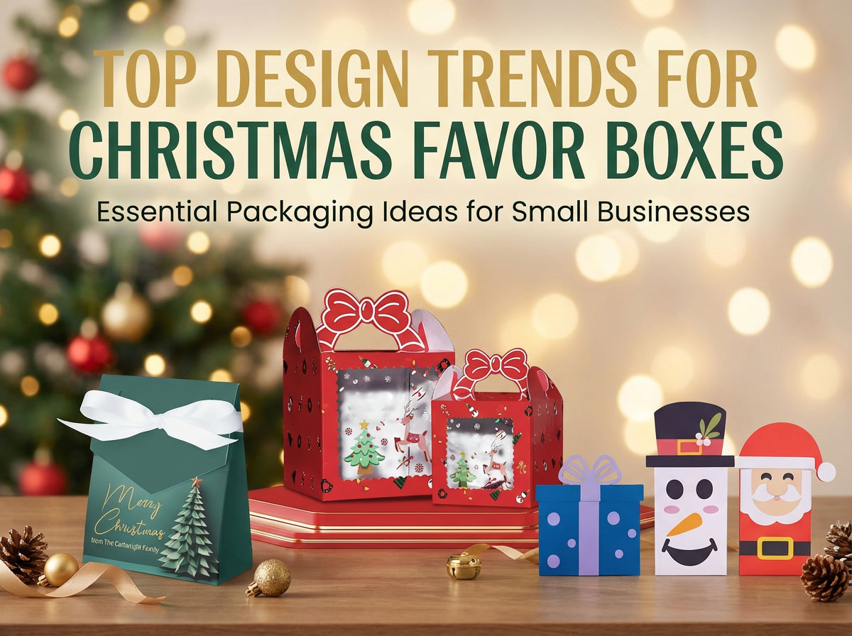 5 Top Design Trends for Christmas Favor Boxes