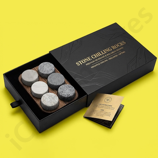 rocks chilling stone packaging boxes