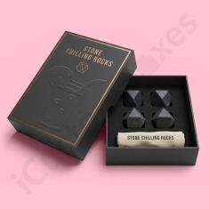 Custom Rocks Chilling Stone Packaging Boxes